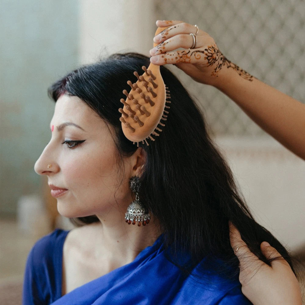 Massage Comb Travel Miss Hair Scratcher for Scalp Five-finger Massaging