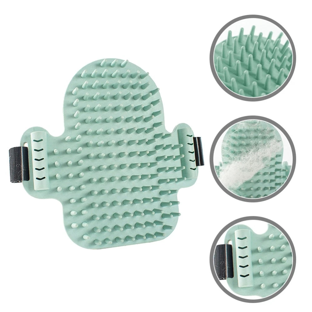 Funny Cat Toy Self-cleaning Scratcher Comb Grooming Brush Corner