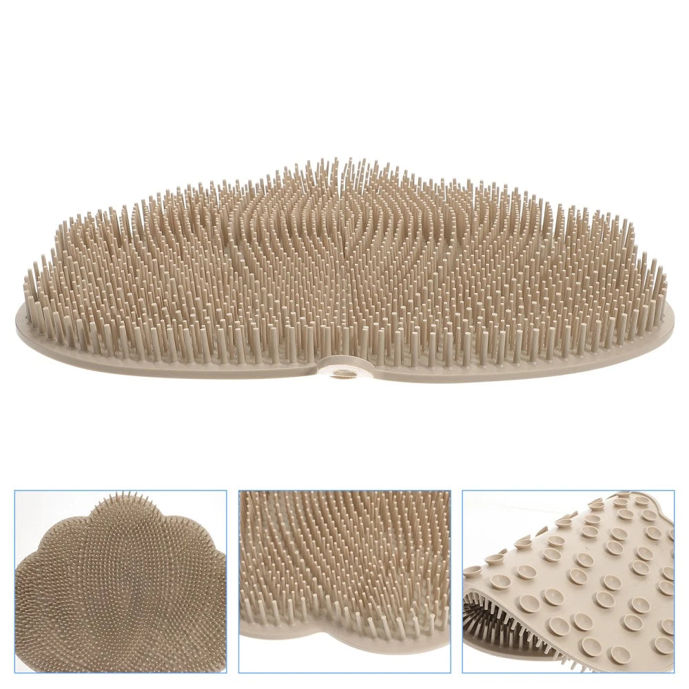 Bath Towel Scrubber for Scratcher Women Spa Mat with Suction Cup