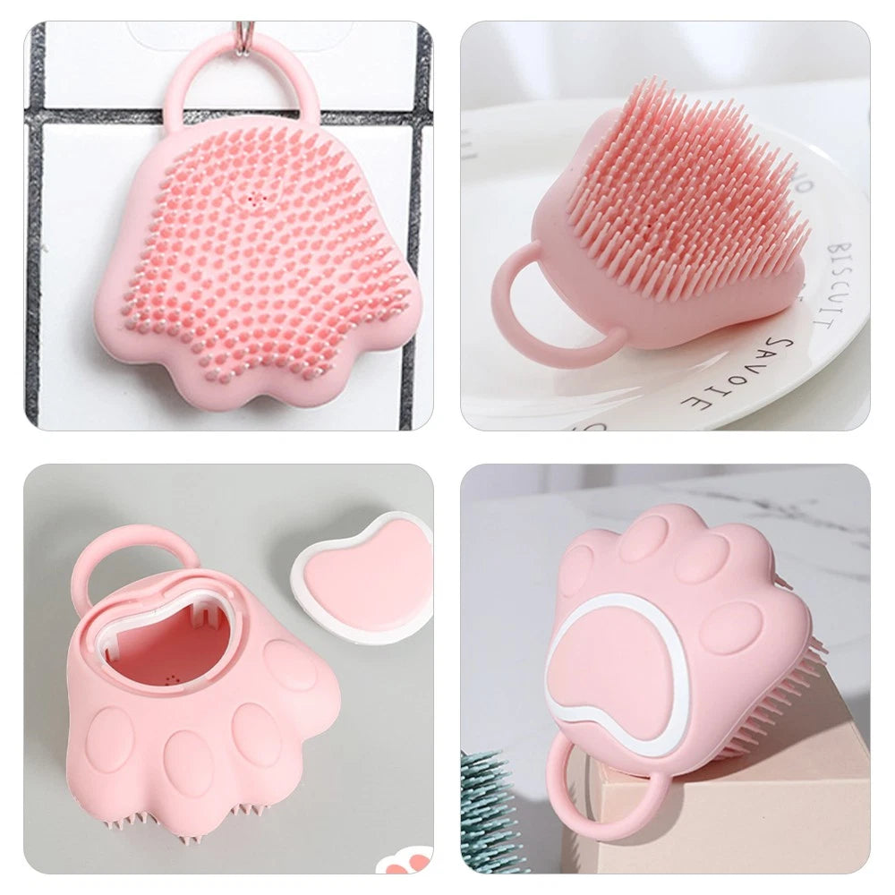 5 Pack Silicone Shampoo Scrub Baby Scalp Scratcher Massager