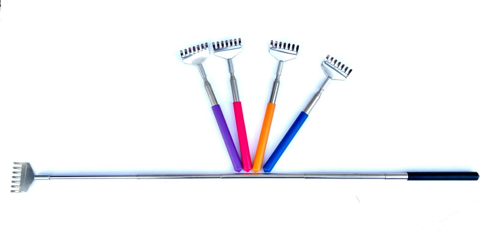 5 Pc Back Scratcher Handle Extendable Color May Vary US Free Shipping