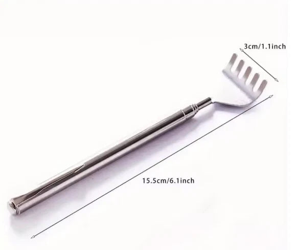 Back Scratcher Retractable Telescopic Stainless Steel Shipped from UK