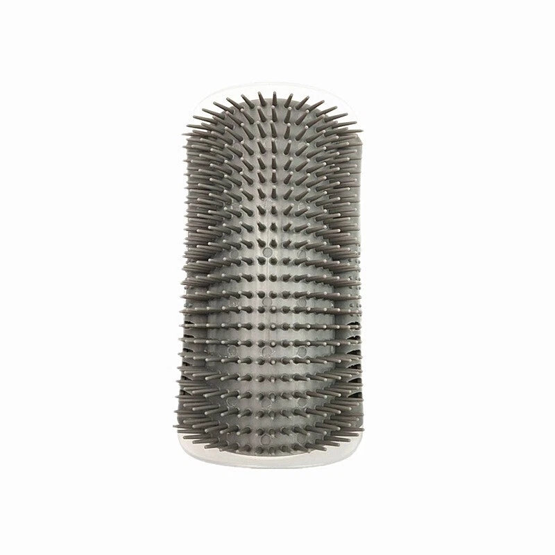 Cat Self-Groomer Face Scratcher Wall Corner Massage Comb Brush Grooming Tool
