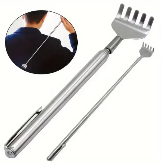 Back Scratcher Retractable Telescopic Stainless Steel Shipped from UK