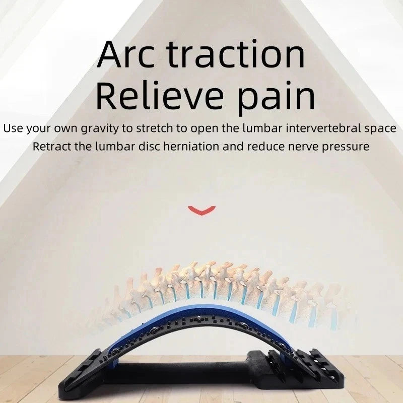 Back Stretcher Posture Massager for Back Relaxation & Pain Relief, Back Massager