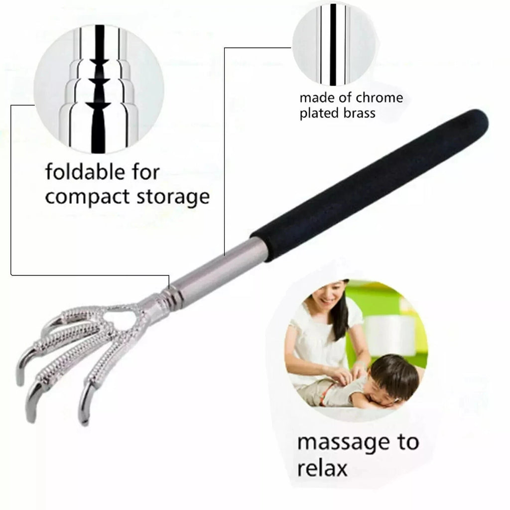 Back Scratcher Metal Extending Extendable Massager Portable Telescopic