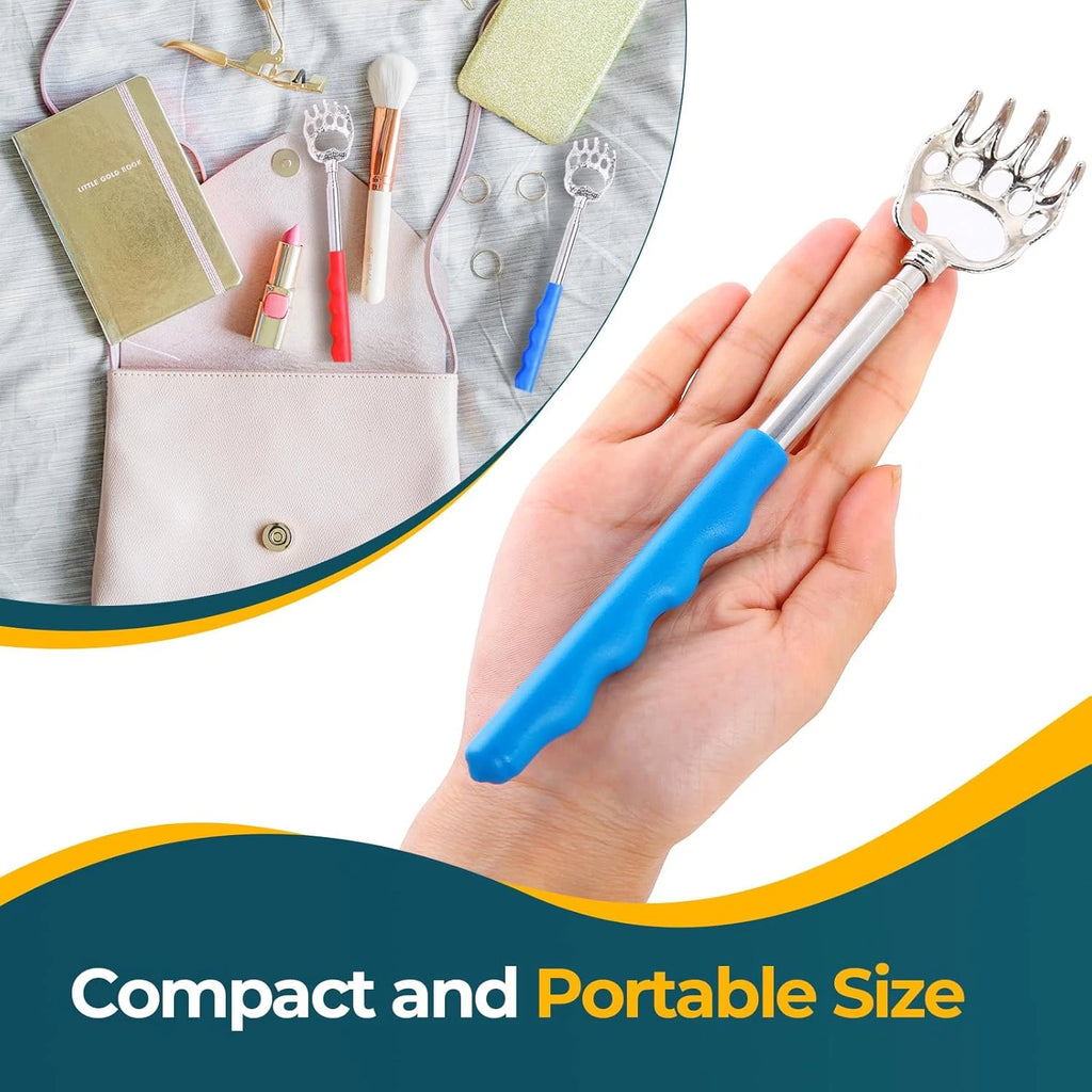 8 Pack Back Scratcher: Extendable Telescopic Bear Claw Scratchers Back Itching S