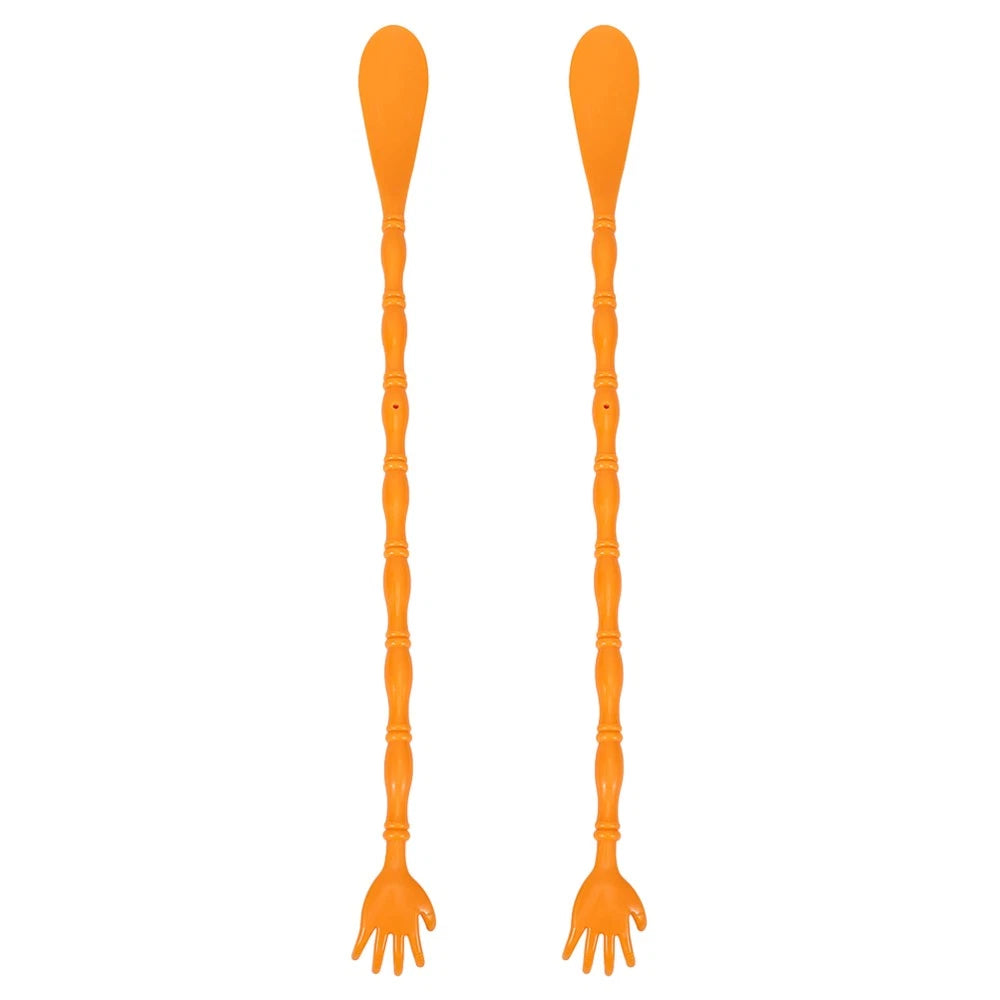 2 Pcs Itchy Claw Shoe Horn Back Massager for Itching Scratcher Women