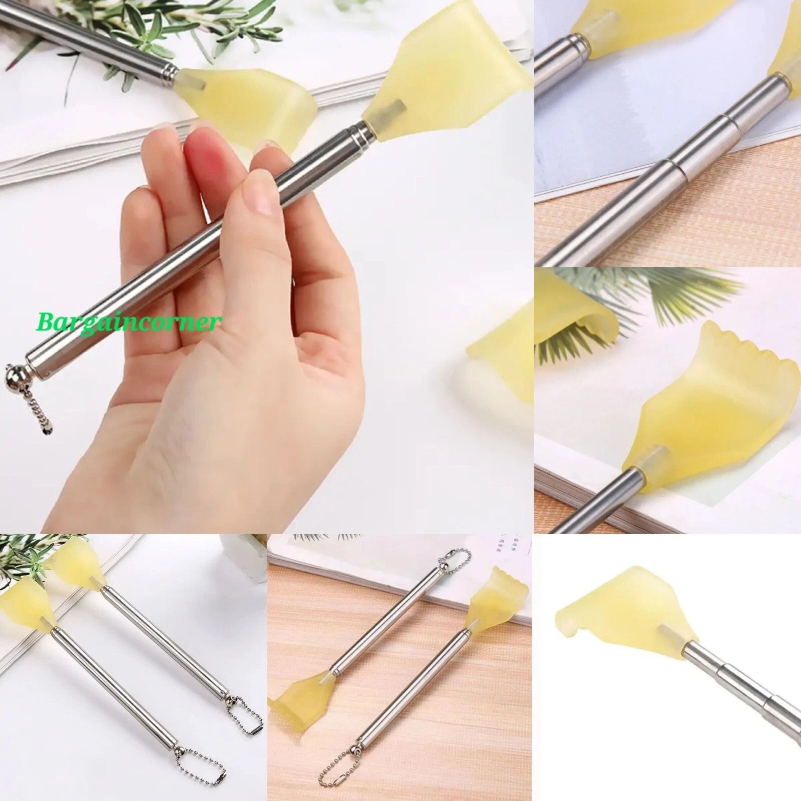 Back Scratcher Extendable Back Scraper Poertable Home Office Travel Back Itching