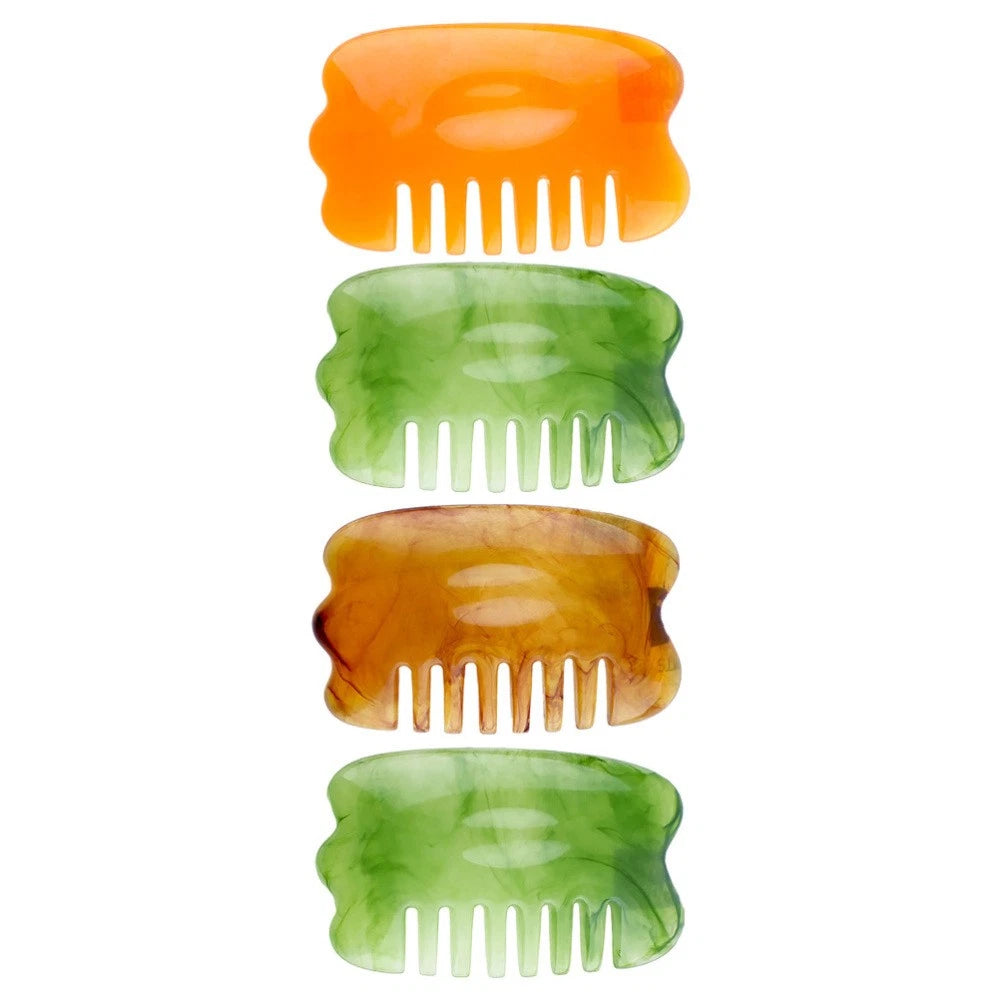 2 Pieces Massage Comb Scraping Board Head Massager Scalp Scratcher