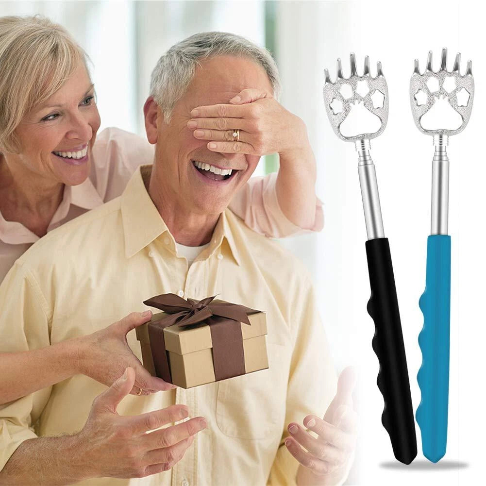 6Pack Telescoping Back Scratcher Extendable Metal Back Scratcher for Itch Relief