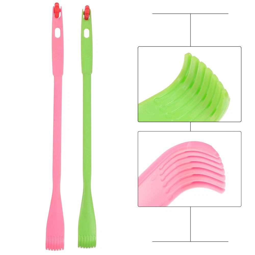 2 Pcs Itch Rake Massager Man Travel Telescopic Back Scratcher Hand Tools