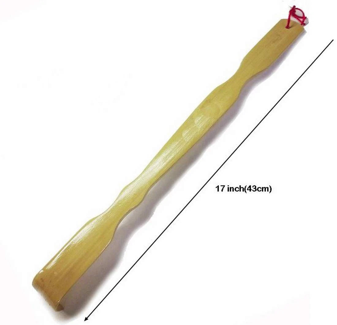 , Bamboo Wood Backscratcher Back Scratcher Rake Itching Relief Body Relaxatio...