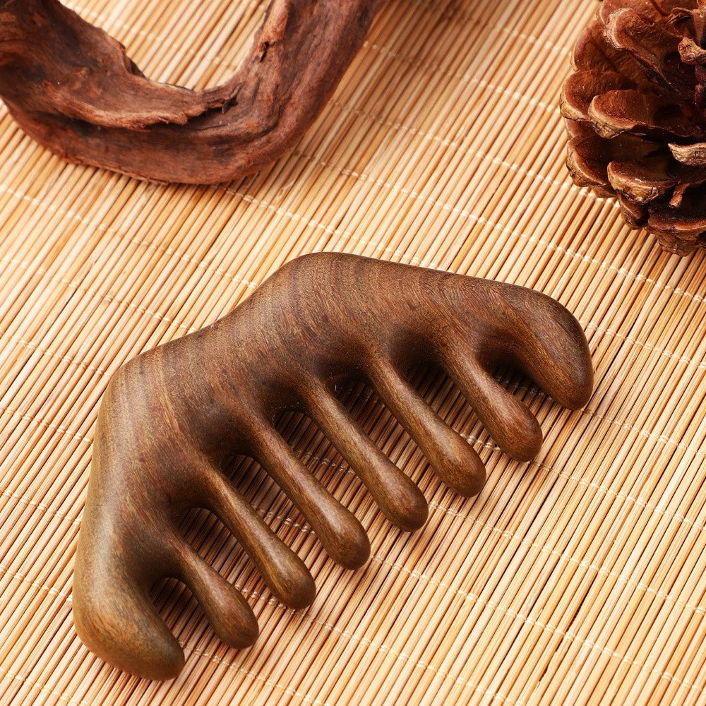 Wooden Comb Massage Scalp Massager Man Hairdressing and Scratcher
