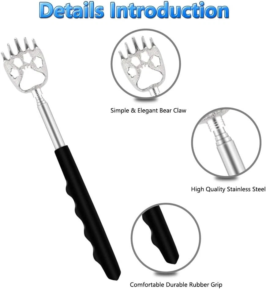 6 Pack Telescoping Back Scratcher - Bear 6 Count (Pack of 1), Multi-color