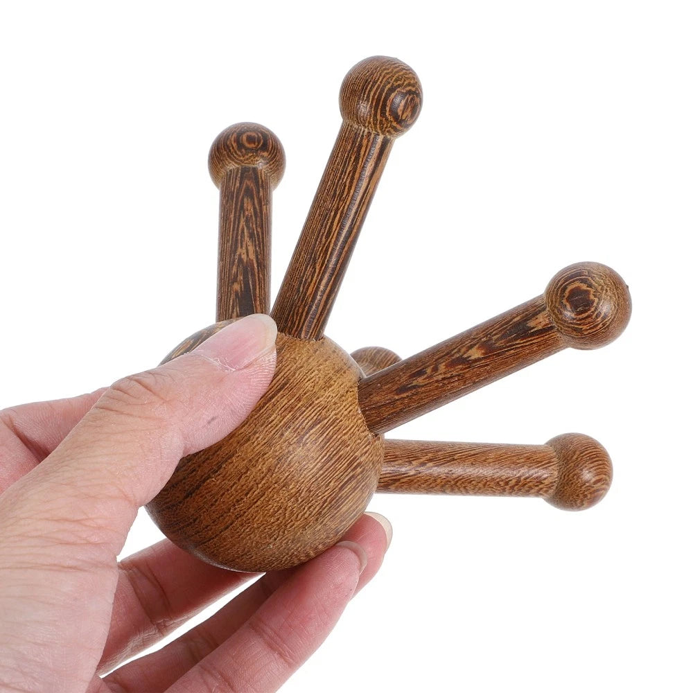 2 Pcs Massage Man Back Scratcher Extendable Face Massager