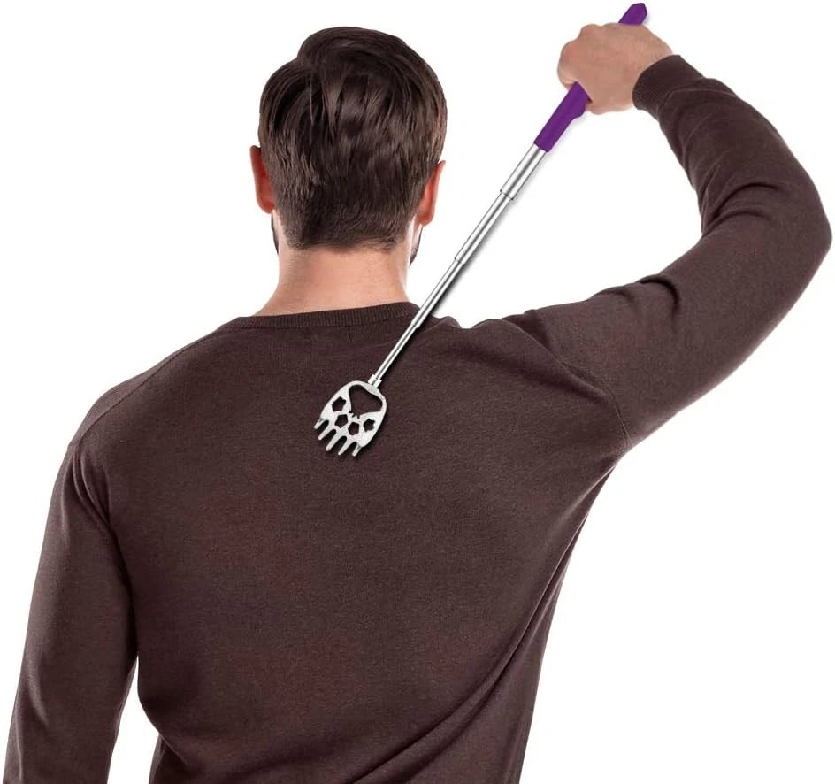 6 Pack Telescoping Back Scratcher - Bear 6 Count (Pack of 1), Multi-color
