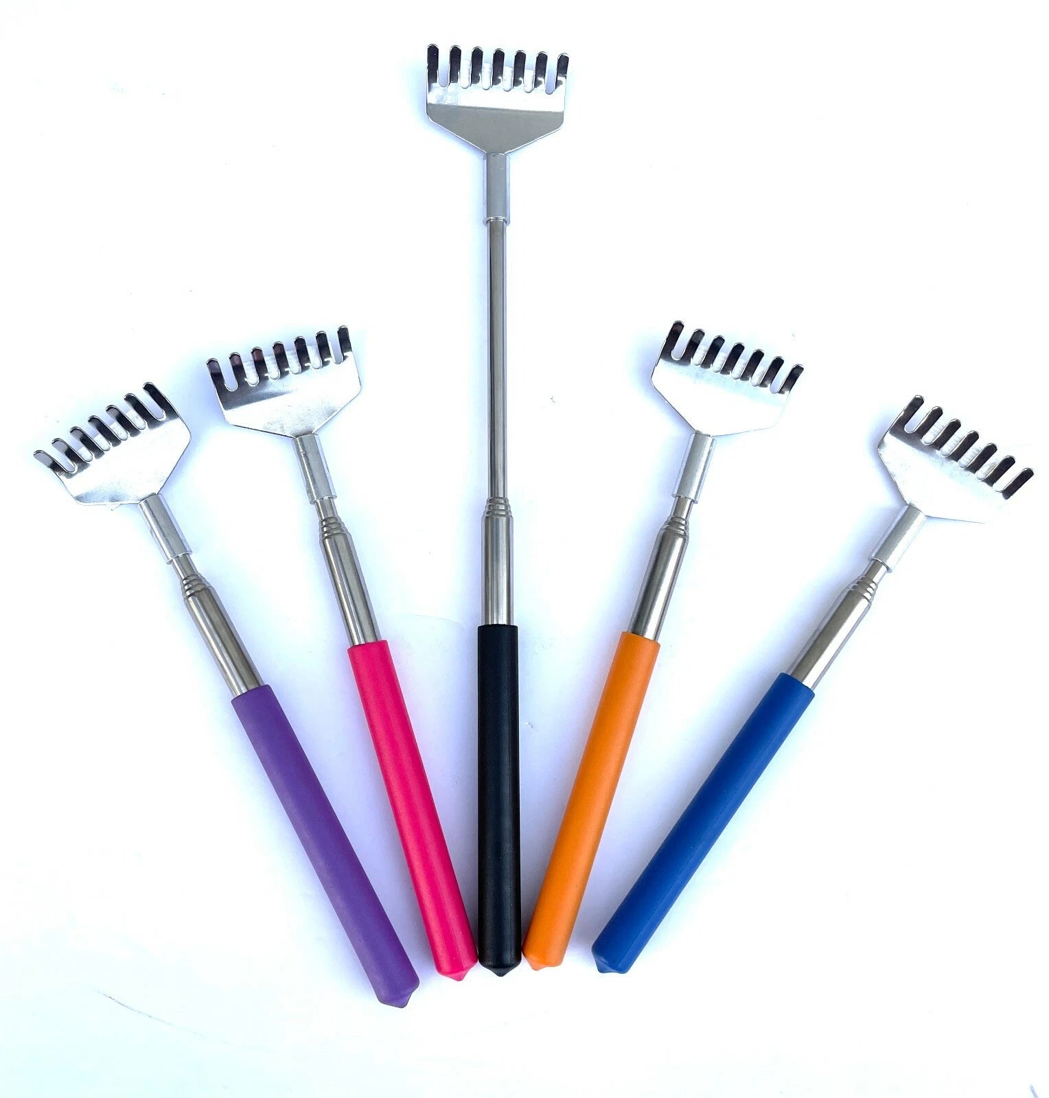 5 Pc Back Scratcher Handle Extendable Color May Vary US Free Shipping