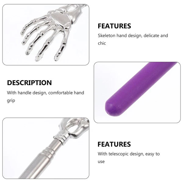 4 Pcs Massage Scratcher Child Metal Back Scratching Tool Handheld