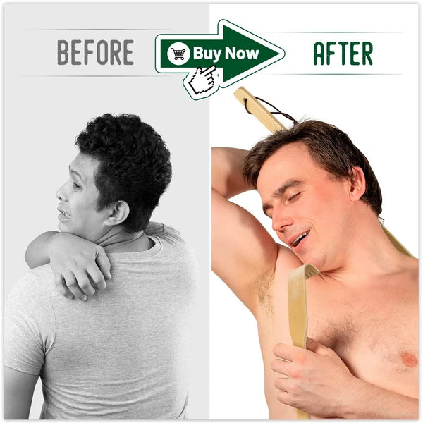 6 Pack Long Bamboo Wood Back Scratcher Provide Instant Relief from Itching