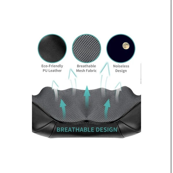 Nekteck Shiatsu Neck and Back Massager with Soothing Heat, Electric Deep Tissue