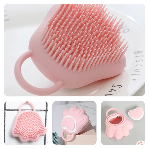 5 Pack Silicone Shampoo Scrub Baby Scalp Scratcher Massager