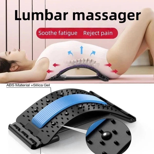 Back Stretcher Posture Massager for Back Relaxation & Pain Relief, Back Massager