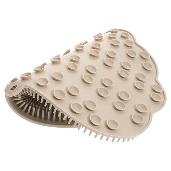 Bath Towel Scrubber for Scratcher Women Spa Mat with Suction Cup