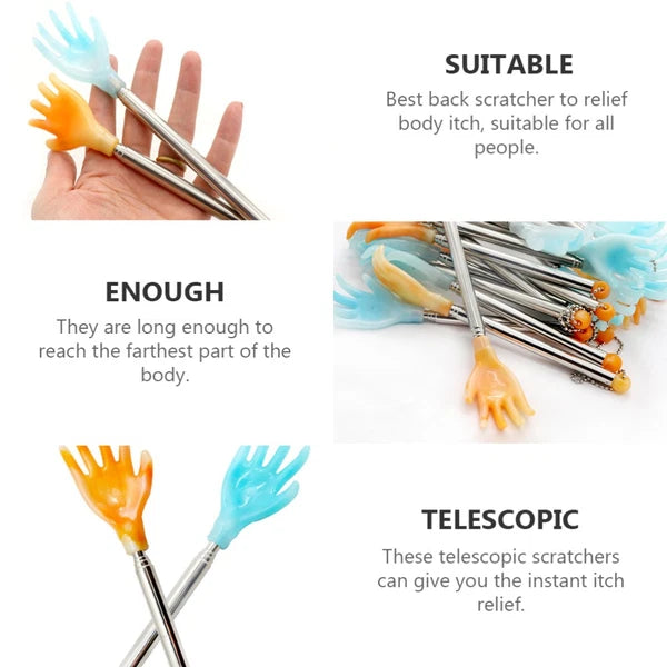 2 Count Back Grabber Child Extendable Scratcher Scratching Massagers