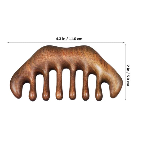 Wooden Comb Massage Scalp Massager Man Hairdressing and Scratcher