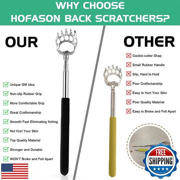 HOFASON 3PCS Back Scratcher, Fathers Day Dad Gifts for Dad/Husband/Grandpa, C