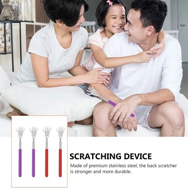 4 Pcs Massage Scratcher Child Manual Back Scratchers Retractable