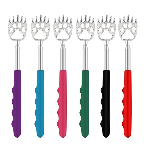 6Pack Telescoping Back Scratcher Extendable Metal Back Scratcher for Itch Relief