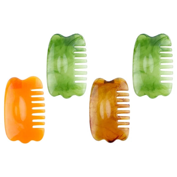 2 Pieces Massage Comb Scraping Board Head Massager Scalp Scratcher