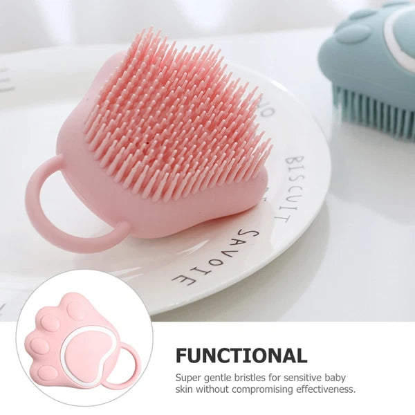 5 Pack Silicone Shampoo Scrub Baby Scalp Scratcher Massager