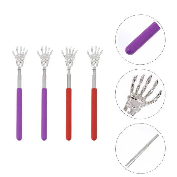 4 Pcs Massage Scratcher Child Manual Back Scratchers Retractable