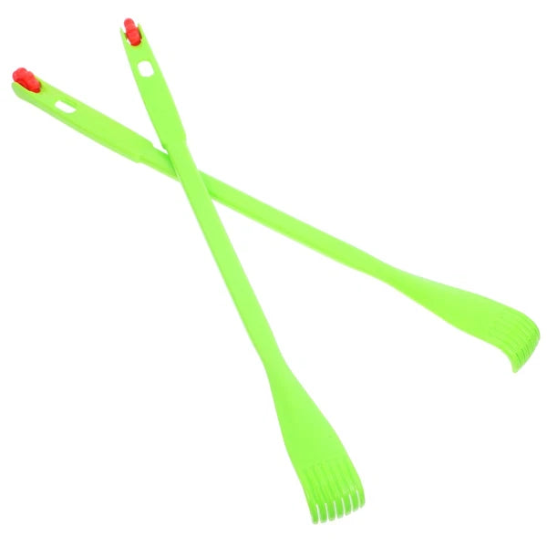 2 Pcs Itch Rake Massager Man Travel Telescopic Back Scratcher Hand Tools