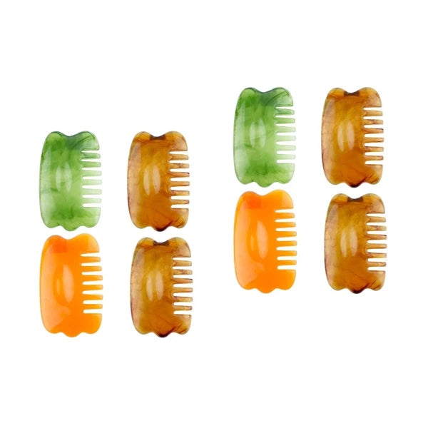 2 Pieces Massage Comb Scraping Board Head Massager Scalp Scratcher