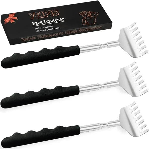 Yeipis 3 Pack Telescoping Back Scratcher Extendable Telescope Back Scratchers