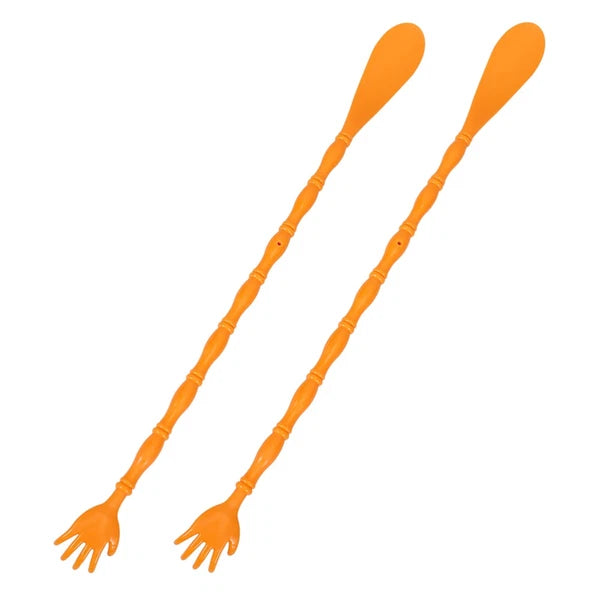 2 Pcs Itchy Claw Shoe Horn Back Massager for Itching Scratcher with