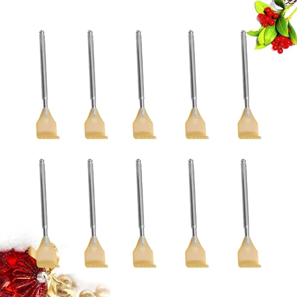 Set of 2 Plastic Head Horns Tickled Practical Back Massager Simple Scratcher