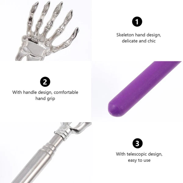 4 Pcs Massage Scratcher Child Metal Back Scratching Tool Handheld