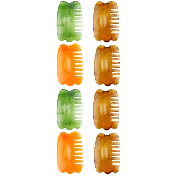 2 Pieces Massage Comb Scraping Board Head Massager Scalp Scratcher
