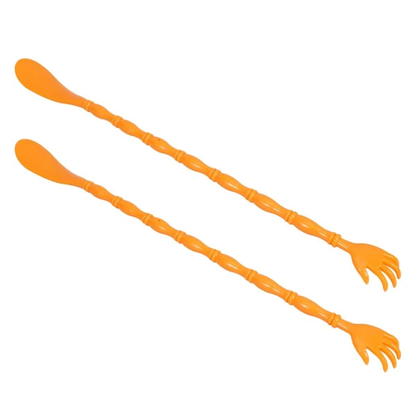 2 Pcs Itchy Claw Shoe Horn Back Massager for Itching Scratcher Women