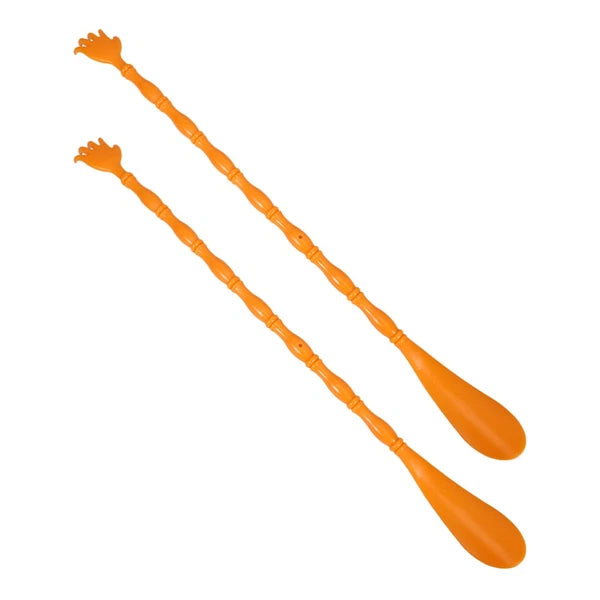 2 Pcs Itchy Claw Shoe Horn Back Massager for Itching Scratcher Women