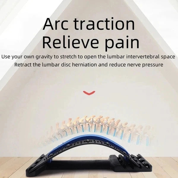 Back Stretcher Posture Massager for Back Relaxation & Pain Relief, Back Massager