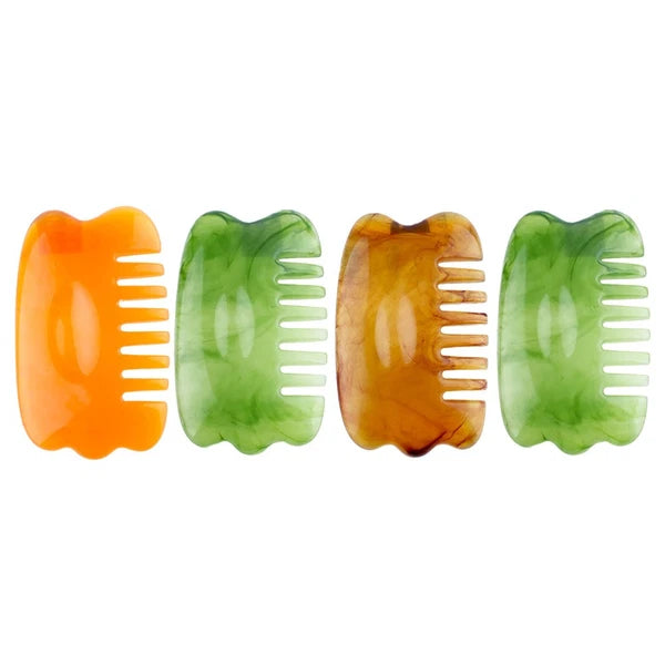 2 Pieces Massage Comb Scraping Board Head Massager Scalp Scratcher