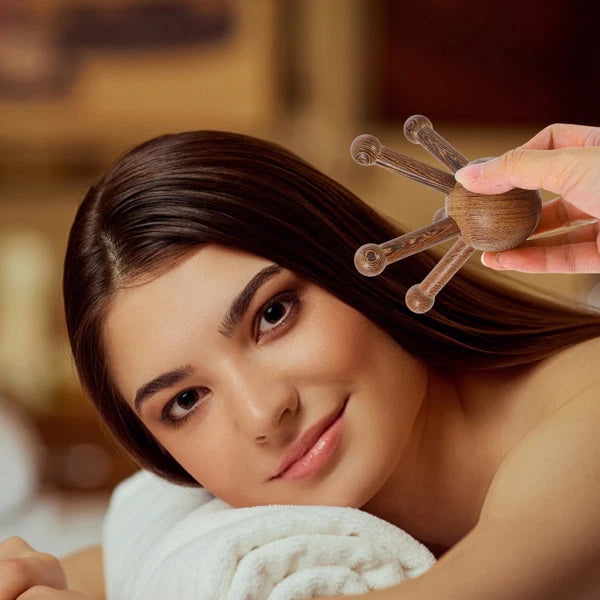 2 Pcs Massage Man Back Scratcher Extendable Face Massager