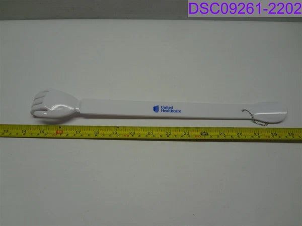Qty = 20: White United Healthcare Shoe Horn & Back Scratcher