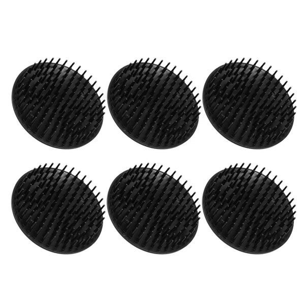6 Pcs Head Massager Hair Scratcher for Scalp Dandruff Comb Women